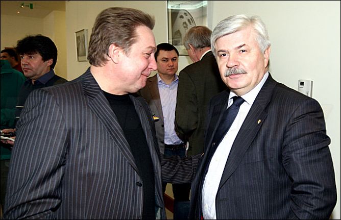 Закадычные друзья Анатолий Бардин и Геннадий Величкин. Закадычные потому, что целое десятилетие пытались ухватить друг друга за кадык.