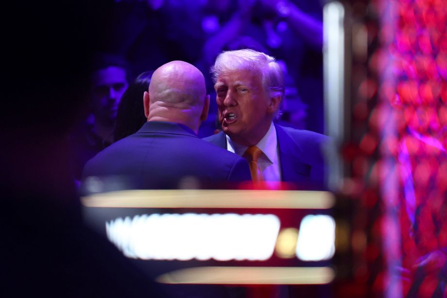 Дана Уайт и Дональд Трамп Дана Уайт и Дональд Трамп