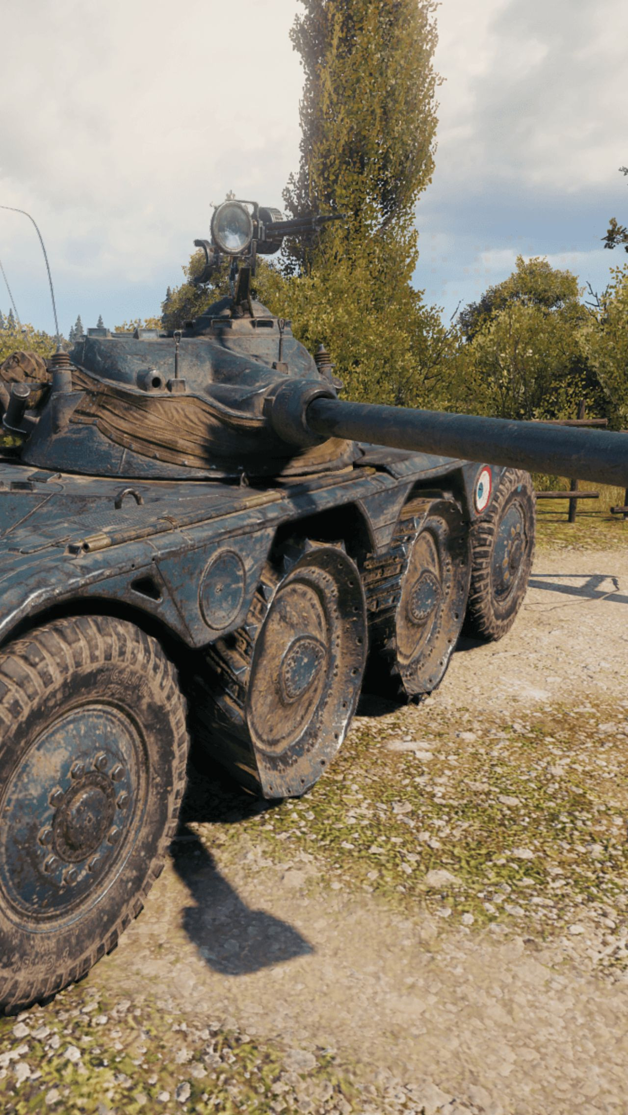 Panhard EBR 75 FL 10 (лёгкий танк Франции)