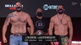 Bellator 261: Джонсон vs Молдавский — Церемония взвешивания