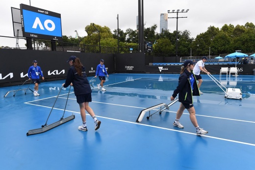 Australian Open ещё не начался, но уже есть проблемы. Дождь сорвал старт квалификации