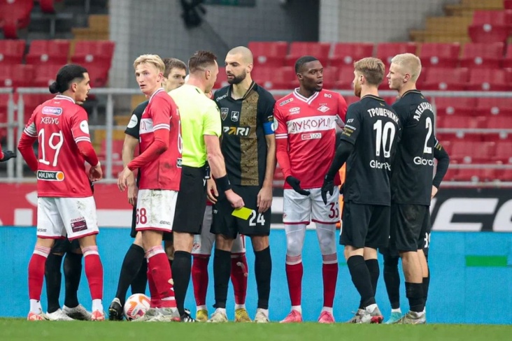 «Спартак» — «Пари НН» — 2:0, судейский скандал