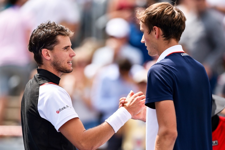 Тим обошёл Медведева в рейтинге ATP